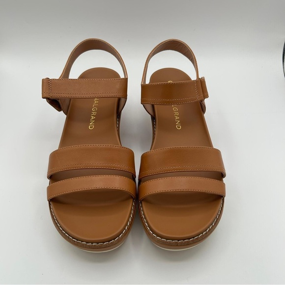 NWB Cole Haans Womens original grand Peyton Flatform size 7B pecan - Picture 1 of 13